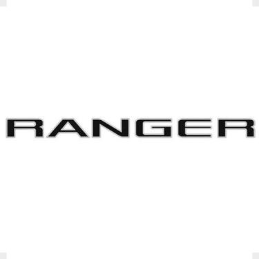 Imagem de Emblema Traseiro Compatível Ranger 2013/2016 Adesivo Preto - SPORTINOX