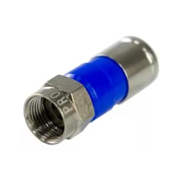 Imagem de Conector Rg59 Compressão - Kit 100 Peças - NINOS IMPORTS