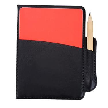 Imagem de Cartões Vermelhos e Verdes Fluorescentes do árbitro do Jogo de Futebol do PVC para Competições do Jogo de Futebol