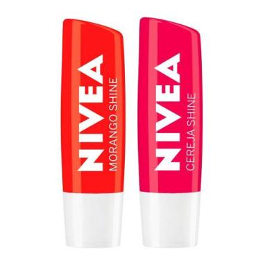 Imagem de NIVEA Hidratante Labial Shine Kit com 2 unidades, Kit