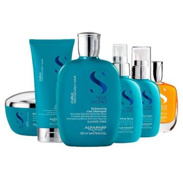 Imagem de Kit Alfaparf Semi Di Lino Curls Home Care - 6 Produtos - ALFAPARF MILA