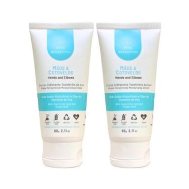Imagem de 2x Creme Hidratante Mãos E Cotovelos Vegan Biozenthi 60g