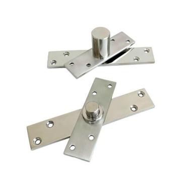 Imagem de Dobradiça Pivotante Para Portas Até 350kg Aço Inox Polido - DECORPLACE