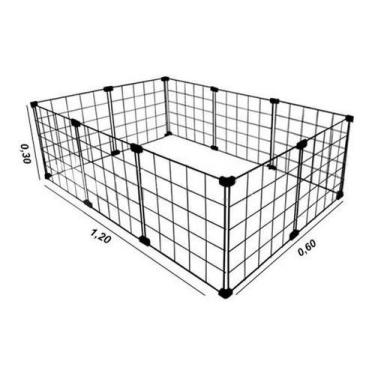 Imagem de Cercadinho Para Pet Tela Aramada 90 X 60 X 30 - Cercadinho telado