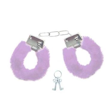 Imagem de Algemas em Metal Com Pelúcia YOUVIBE, Roxo