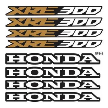 Imagem de Adesivos Kit Ploter De Roda Moto Honda Xre300 Dourado - Resitank, Pers