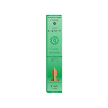 Imagem de Incenso Artesanal CDA 100% Vegano Coleção Chakras - Cardíaco (Rosas e 