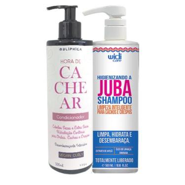 Imagem de Kit Shampoo Higienizando Juba Widi Care + Condicionador Hora de Cachea