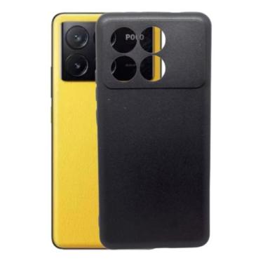 Imagem de Capa Proteção Preta Aveludada Para Xiaomi Poco X6 Pro 5g - Mustangshop