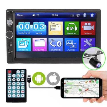 Imagem de Central Multimídia Universal 7 Mp5 2 Din Espelhamento ios camera Usb A
