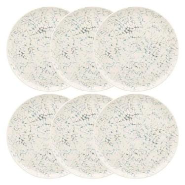 Imagem de Conjunto De Pratos Rasos 06 Peças Flat Tie-dye Oxford
