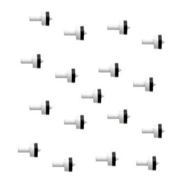 Imagem de Kit 30 Carrapetas 3/4 Vedante Plástico C/ Borracha Torneira - Grap, Pr