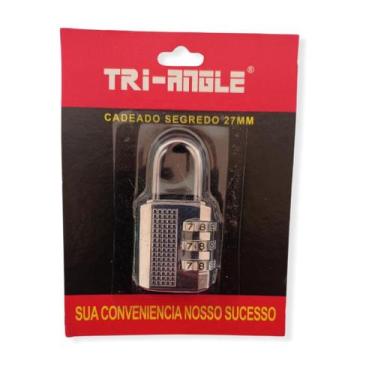 Imagem de cadeado segredo 27mm - TRI-ANGLE