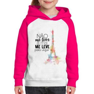 Imagem de Moletom Infantil Não me leve a mal, me leve para viajar - Foca na Moda