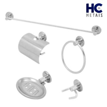 Imagem de Kit Acessórios Para Banheiro 5 Peças Standard - HC METAIS