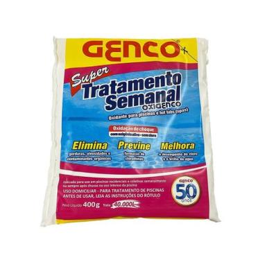 Imagem de Super Tratamento Semanal Genco Para Piscina Oxigenco 400g