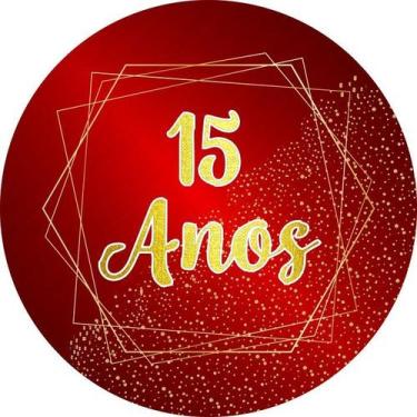 Imagem de Painel Redondo C/ Elástico 1,50m 15 Anos - Fadrix