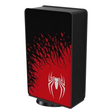 Imagem de Capa Case Protetora Spider Man Lavável Anti Poeira para Ps5 Fat Slim H