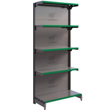 Imagem de Gôndola Parede 1 Inicial 1,70 m 40KG FIT Expositor de Supermercado Amapá