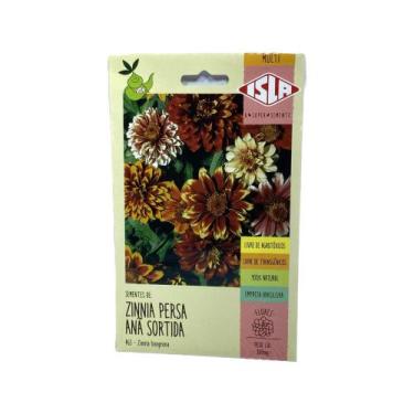 Imagem de Zinnia Persa Anã Sortida - 300mg de Sementes - ISLA