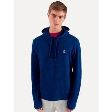 Imagem de Moletom Original Penguin Masculino Capuz Textura Azul Escuro Mescla-Masculino