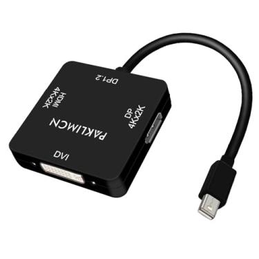 Imagem de BELIN LINK Mini adaptador DP para HDMI Displayport DVI Mini Displayport para HDMI 4K Adaptador 3 em 1 Mini porta de exibição para HDMI DP DVI Conversor macho para fêmea banhado a ouro