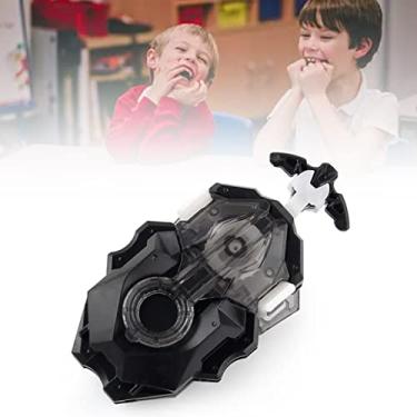 Imagem de Esquerda Direita 2 Vias Corda Bey Fio Lançador Crianças Presentes Preto Batalha Melhores Jogadores