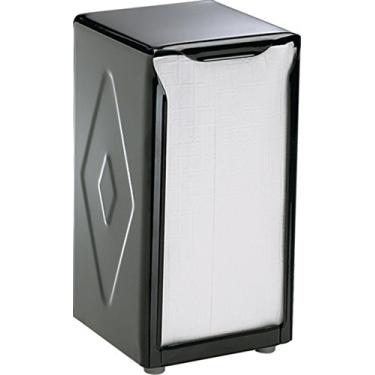 Imagem de San Jamar Dispensador de guardanapo alto de mesa H900BK, preto (pacote com 12)