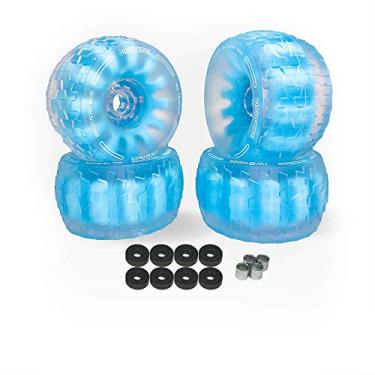 Imagem de IWONDER Cloud Wheel Rodas de skate elétrico Discovery 120 mm Patenteadas Núcleo de Espuma de Amortecimento Todo Terreno Fora de Estrada Rodas Longboard de uretano translúcido (não aplicável ao motor