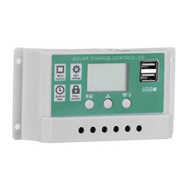 Imagem de Controlador de Carregamento, Controlador de Carga Solar LCD Bateria de Painel Solar Inteligente Ajustável 10A 12V 24V MPPT Com Foco Automático, Controladores de Energia