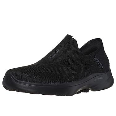 Imagem de Skechers Tênis feminino Hands Free Slip-ins Go Walk 6-Fabulous View, Preto, 40