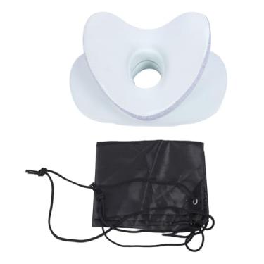 Imagem de Travesseiro de Espuma Viscoelástica para Cochilo de Escritório, Suporte Leve para Pescoço Com Capa Removível, Fácil Limpeza, Travesseiro de Cochilo Confortável para Viagens,