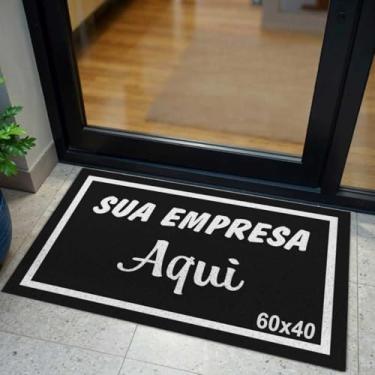 Imagem de Tapete Personalizado Capacho Com Sua Logomarca 60x40 12mm