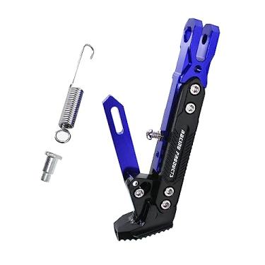 Imagem de GWH Suporte universal de motocicleta ajustável CNC modificado liga de alumínio ajustável tripé suporte suporte lateral pé suporte de pé scooter motor scooter moto motocross elétrica dit pit bike