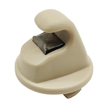 Imagem de Muyesm Suporte de gancho para viseira de sol interior adequado para Volkswagen Atlas, Touran, Tiguan para T-ROC, T-Cross, Passat, Golf MK7, MK8, Crafter, Arteon, 2014-2024 (1 peça Off White)