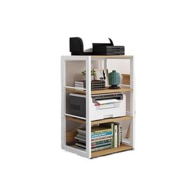 Imagem de LICONG-2020 Suporte de impressora ajustável, prateleira de escritório, prateleira de armazenamento, copiadora, armário de mesa multicamadas, suporte de armazenamento móvel para impressora (cor: C)