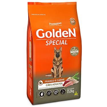 Imagem de Premier Pet Golden Special - Ração para Cães Adultos, Sabor Frango e Carne, 15kg