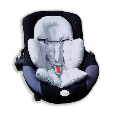 Imagem de Colchonete para Bebê Conforto e Carrinho - Cinza - Laura Baby