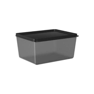 Imagem de Pote Basic Preto Sem Grade 2,2L Coza