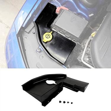 Imagem de JWWY Para Dodge Charger Chrysler 300/300c 2015-2024+ Limpador de para-brisa de plástico LavadorTanque Painel lateral do compartimento do motor Tampa do tanque de fluido do limpador Tampa de proteção