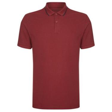 Imagem de Camisa Polo Individual Basic Slim Ou25 Vermelho Masculino, M