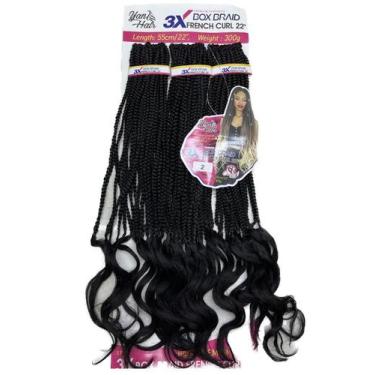 Imagem de Cabelo Box French Curl P/Crochet 55Cm 300g Fibra Premium - GM Hair, (2