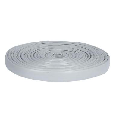 Imagem de Fita de borda flexivel Perfil U 16mm cinza claro para mdf de 15mm rolo