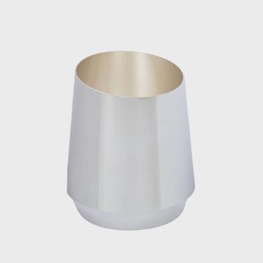 Imagem de Cachepot Geo Leo Romano Níquel