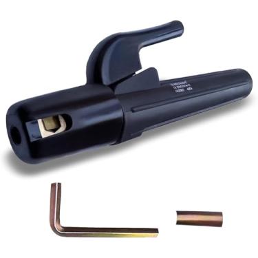 Imagem de Simond Store Suporte de eletrodo Stinger 400 Ampere – Tamanho do cabo 3/0 e suporta até 8 mm (5/16 pol.) Tamanho do eletrodo - Ferrão de soldagem totalmente isolado para soldagem por arco