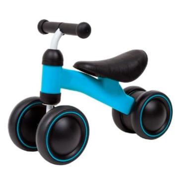 Imagem de Bicicleta Bebe Equilibrio Andador Infantil Baby Bike Sem Pedal (Azul)