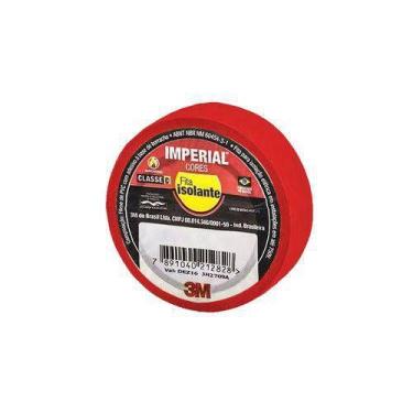 Imagem de Fita Isolante 18mm x 10m IMPERIAL Vermelha 3M