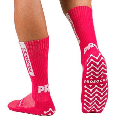Imagem de Meia Esportiva Futebol UltraGrip Original ProSocks, Rosa, 38/44
