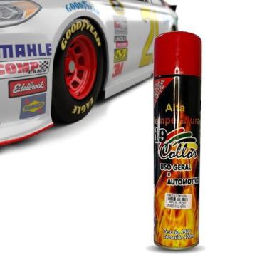 Imagem de Tinta Spray Vermelho Alta 400ml Uso Geral E Automotivo - i9 Collor