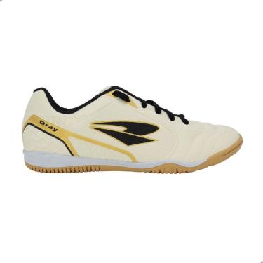 Imagem de Tênis Futsal Masculino Indoor Dray 398 Creme e Preto